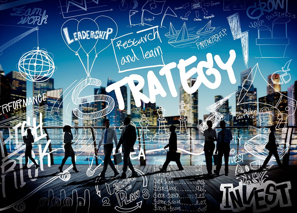 Strategy Doodle Freehand Creative Sketch Concept