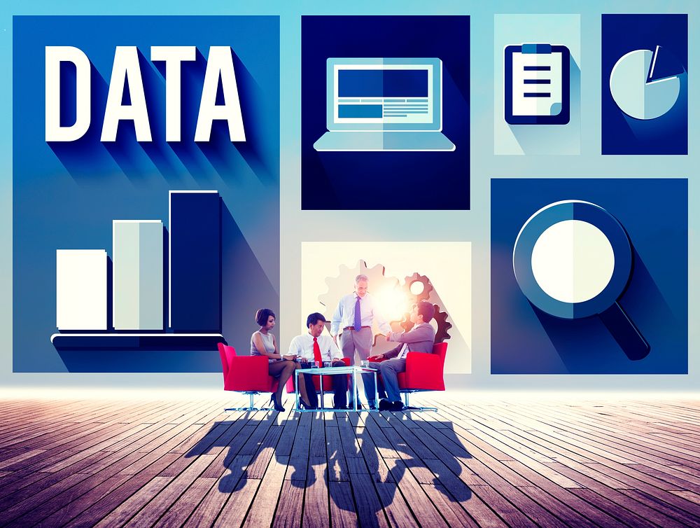 Data Information Cloud Center Communications Concept