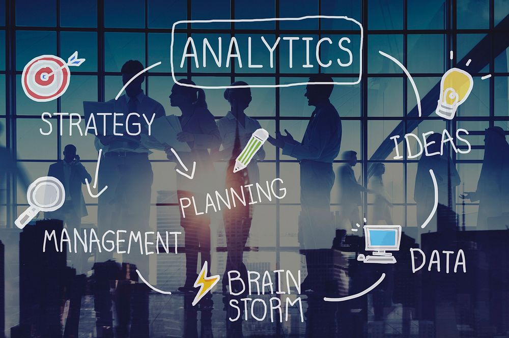 Analytics Thinking Analysis Data Information Strategy Concept