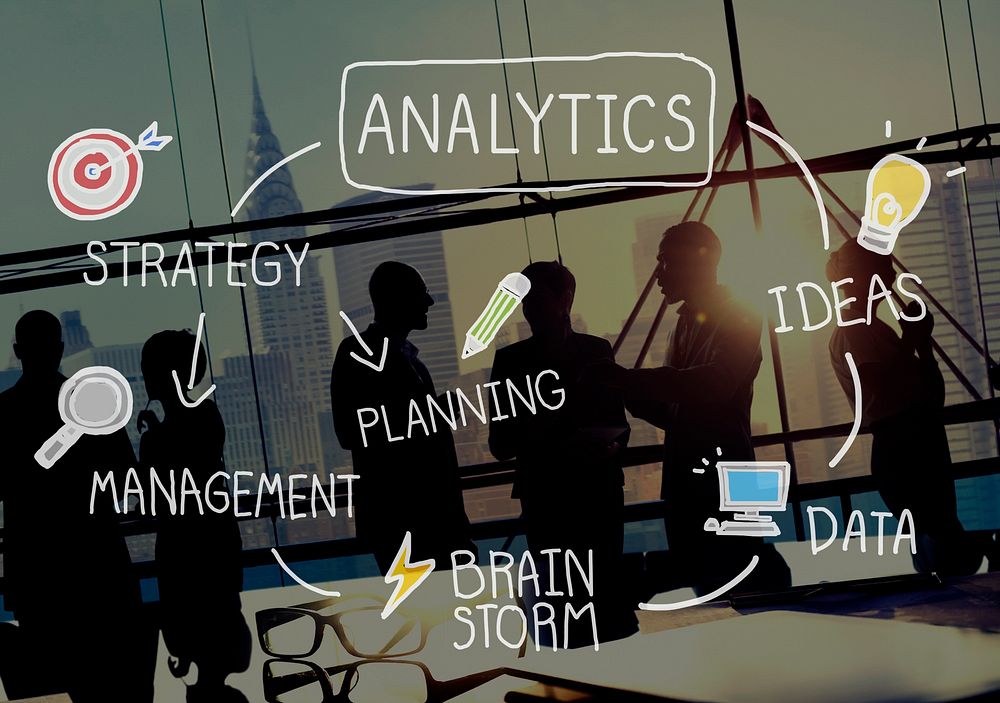 Analytics Thinking Analysis Data Information Strategy Concept