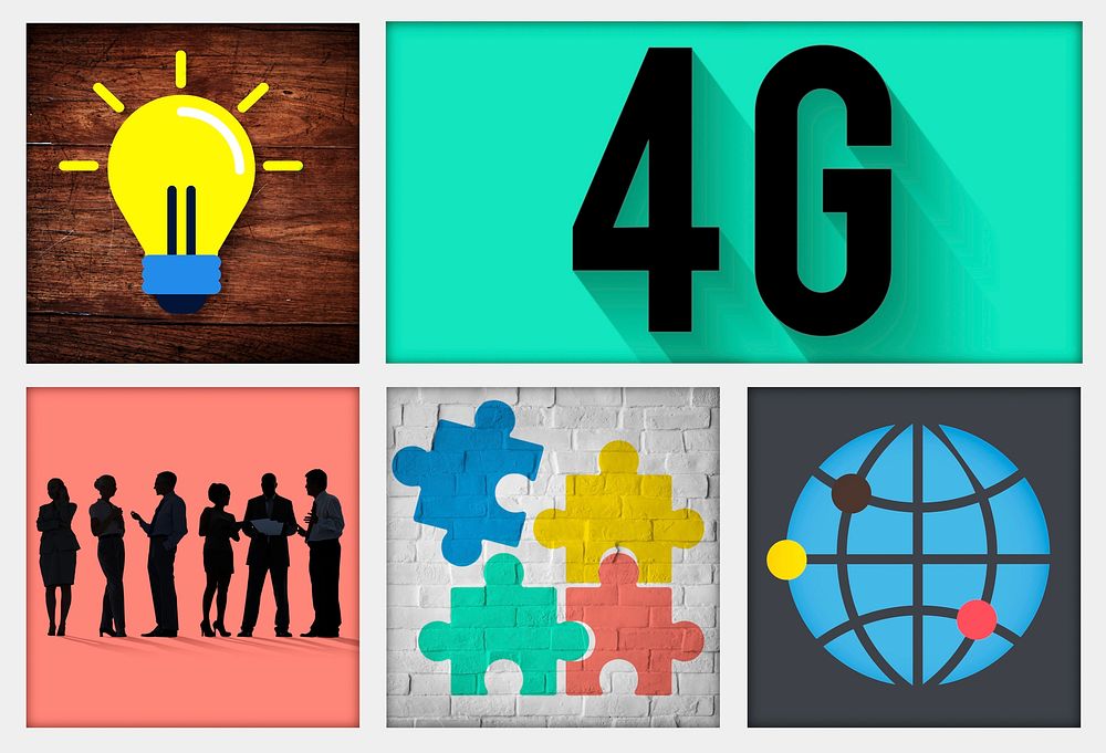 4G Connection Technology Internet Network Concept
