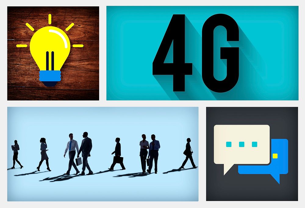 4G Connection Technology Internet Network Concept