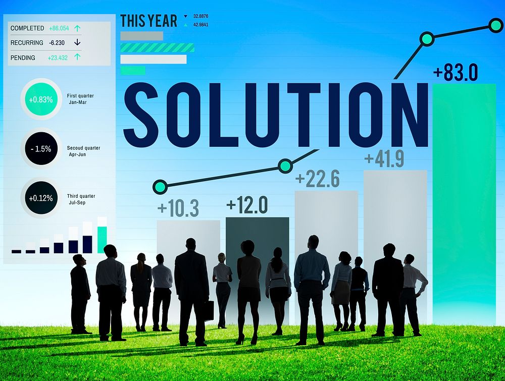 Solution Solve Strategy Success Improvement Concept