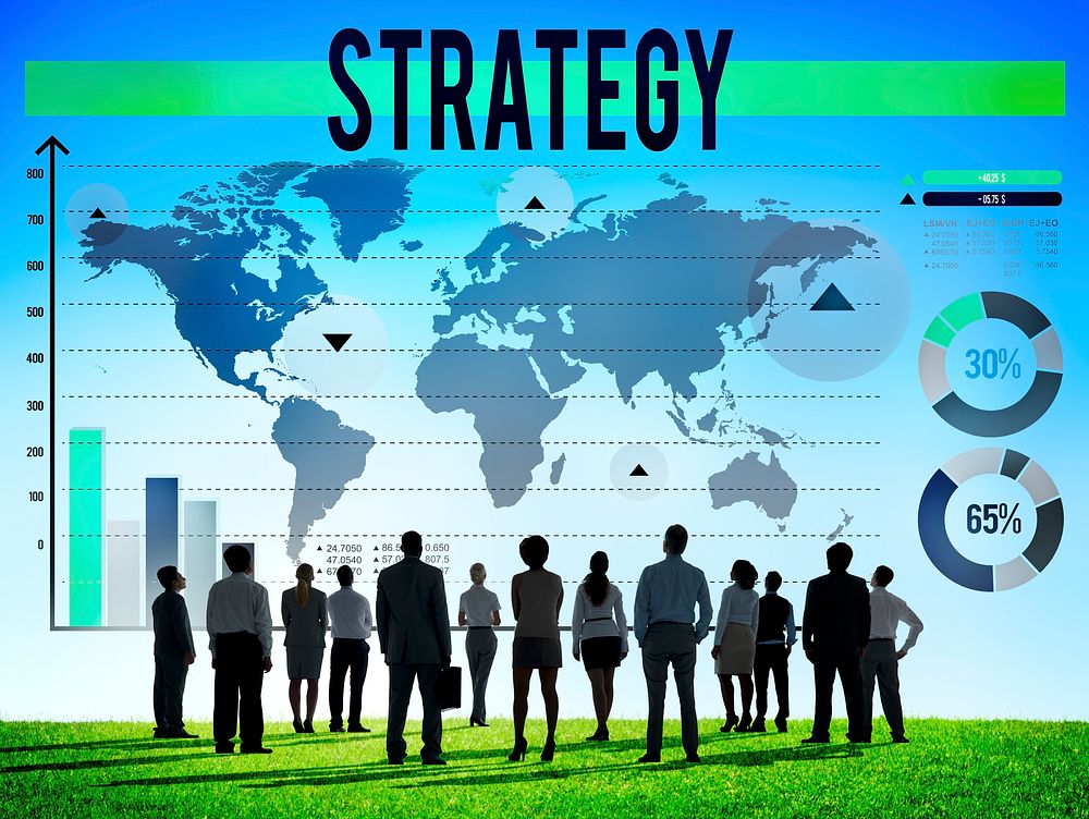 Strategy Business Development Process Solution Concept