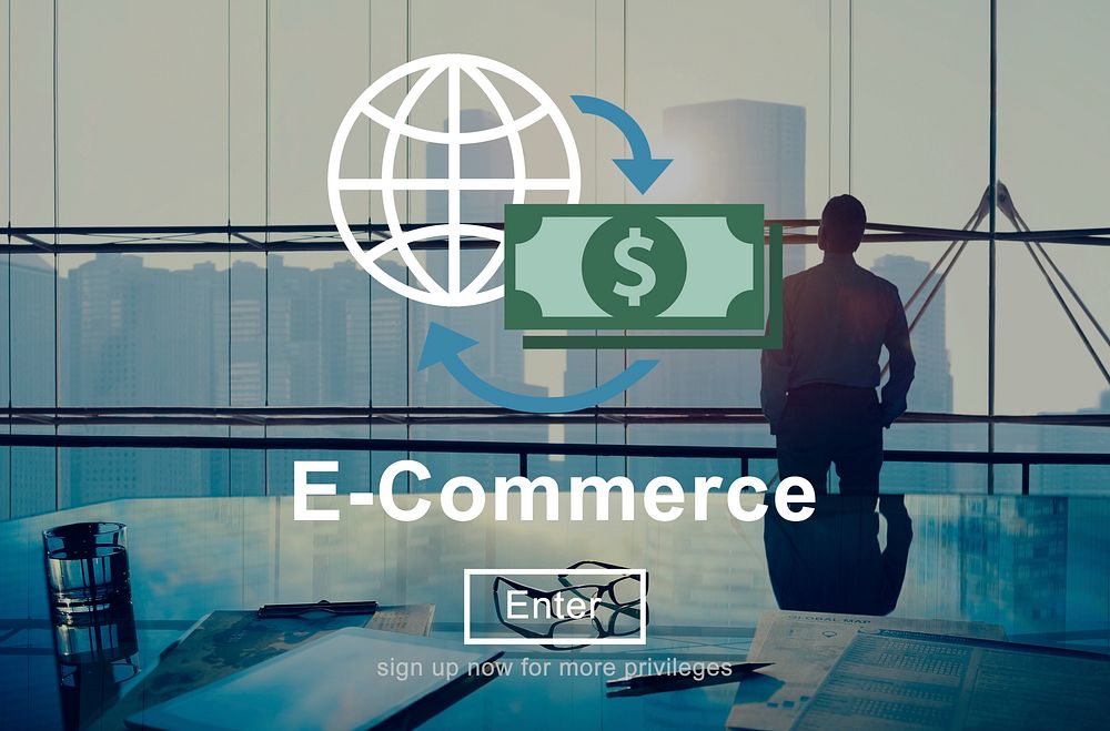 E-Commerce Business Finance Online Internet Concept