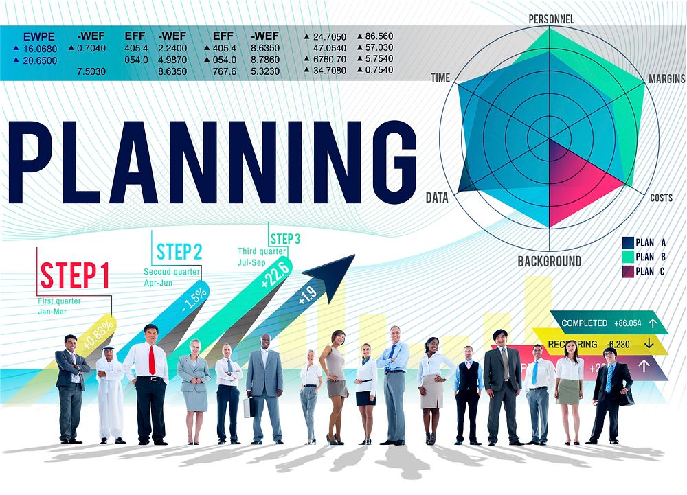 Business Planning Data Analysis Strategy Concept