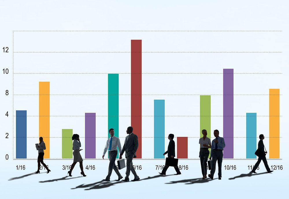 Analysis Analytics Bar graph Data Information Concept