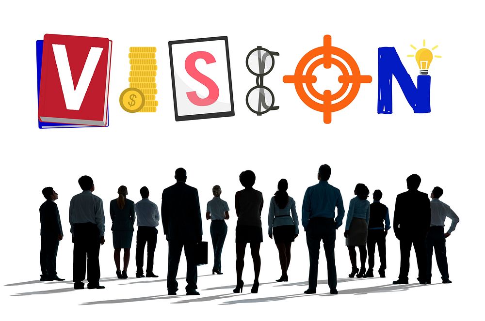 Vision Mission Business Organization Plan Concept