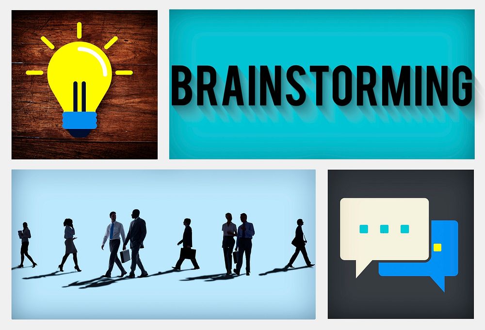 Brainstorming Discussion Ideas Corporate Concept