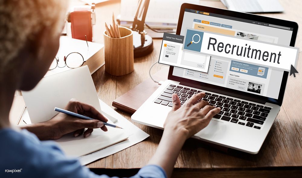 Recruitment Job Work Vacancy Search Concept