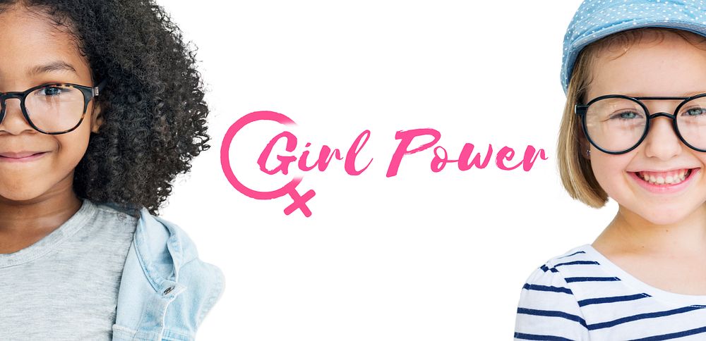 Children Girls Friendship Girl Power Concept
