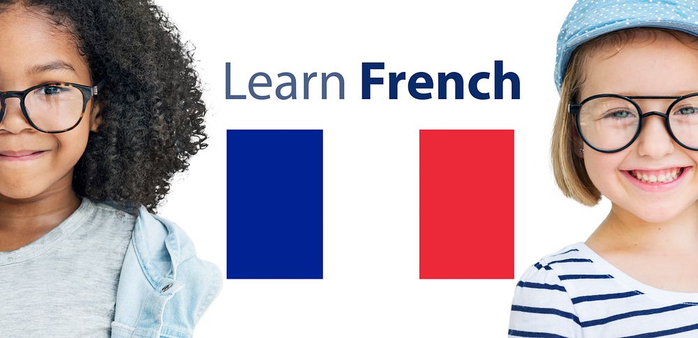 Learn French Language Online Education Concept