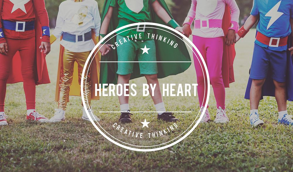 Heroes Idol Superhero Heroic Protector Heart Concept