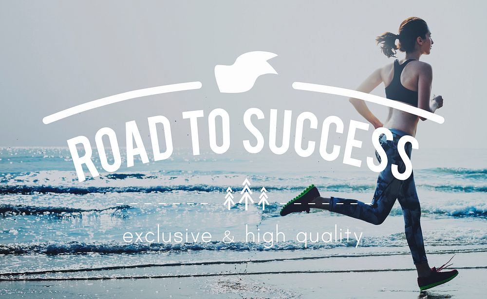 Road Success Achievement Aspiration Future Goals Concept