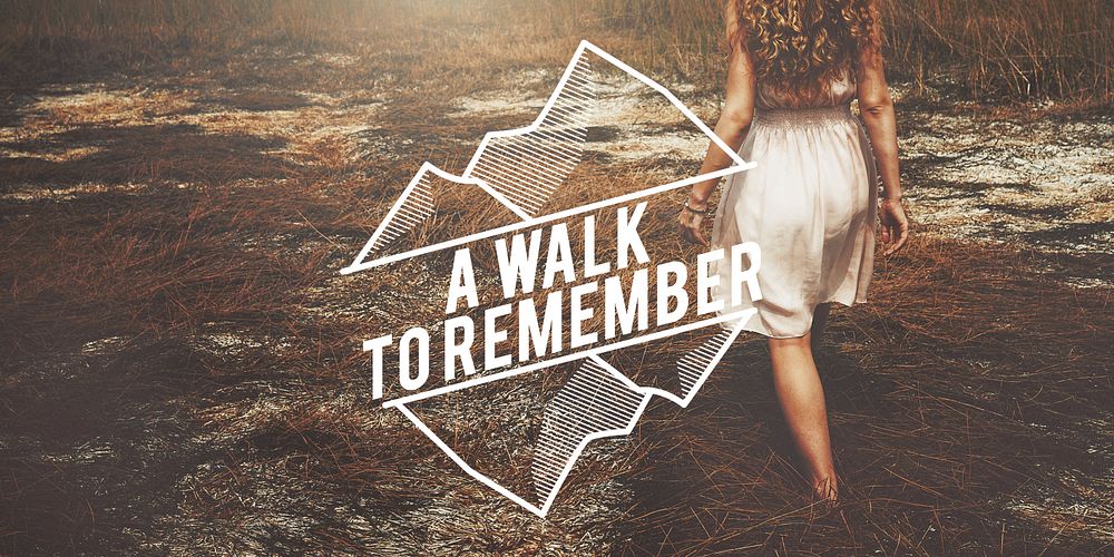 Walk Remember Information Memory Recalling Concept