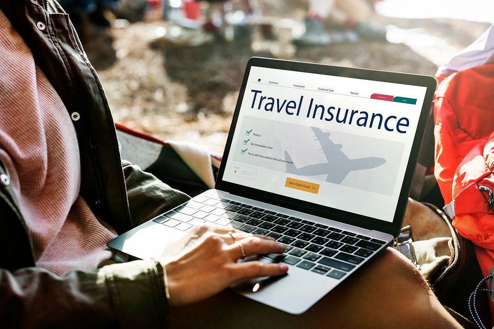 Travel Aviation Insurance Website Concept