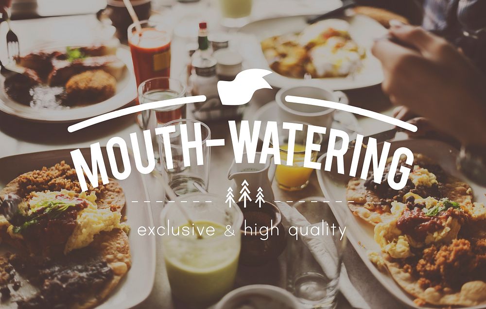 Mouth-Watering Dining Eating Food Beverage Concept
