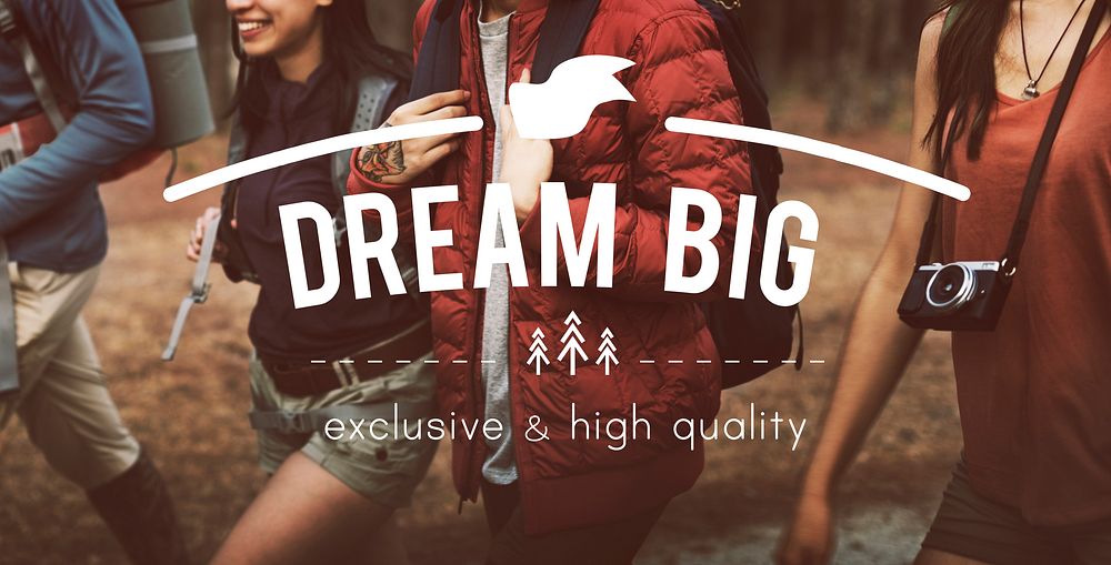 Dream Big Aspirations Goal Target Motavation Concept