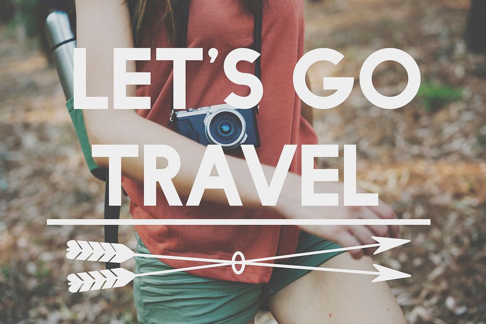 Let's Go Travel Adventure Traveling Exploration Journey Concept