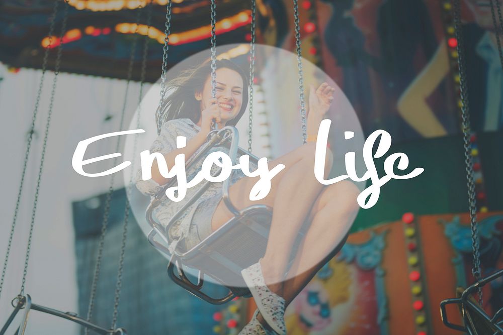 Enjoy Life Pleasure Satisfaction Happiness Concept