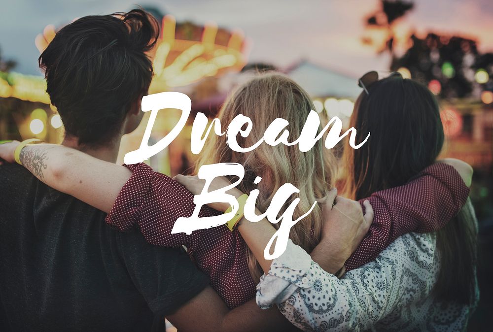 Dream Big Aspiration Goal Motivation Target Concept