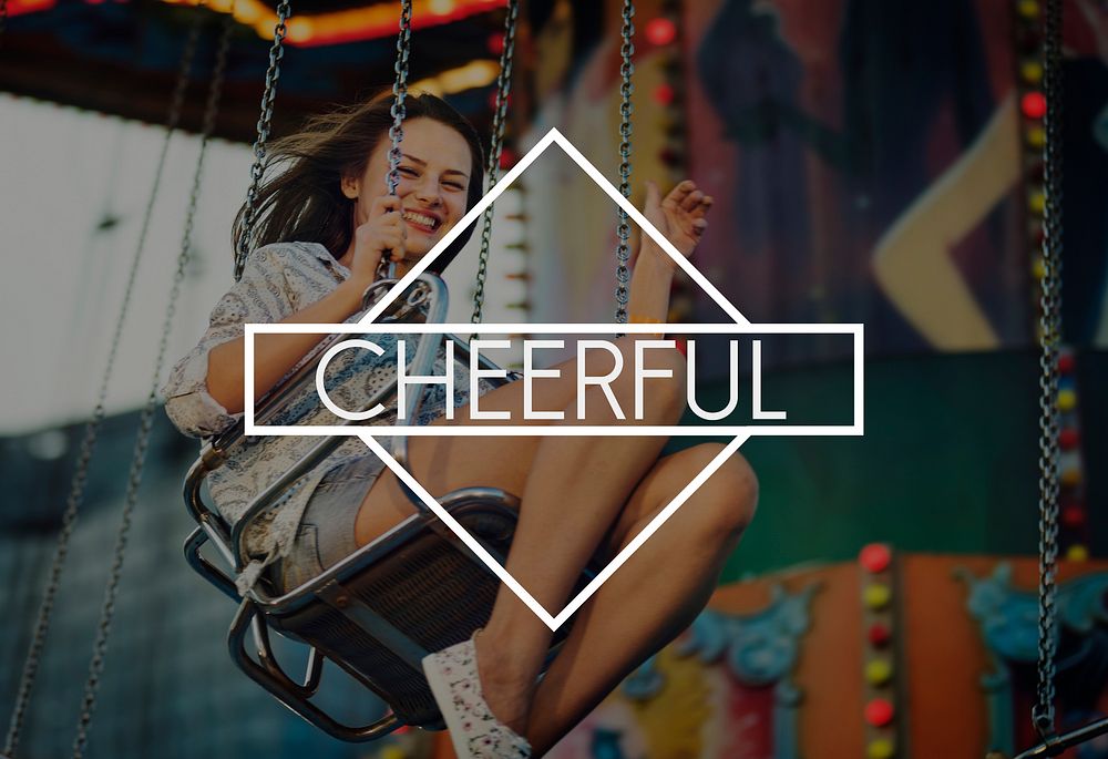 Cheerful Amusement Park Carnival A Wonderful Life Concept