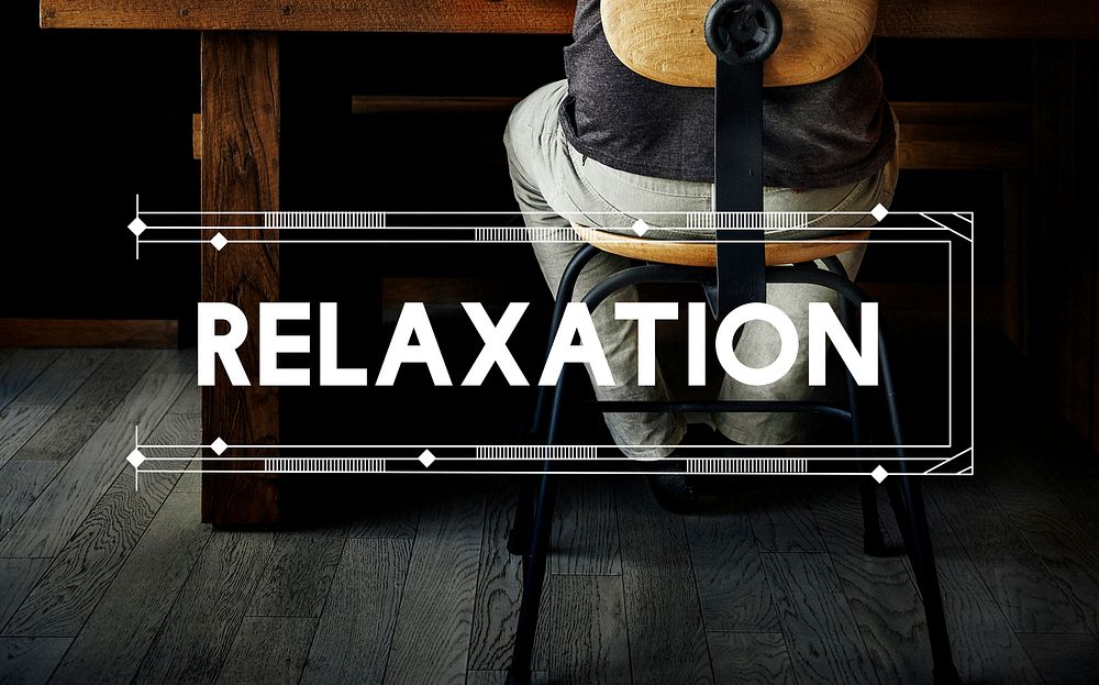Relaxation Work Space Word Concept