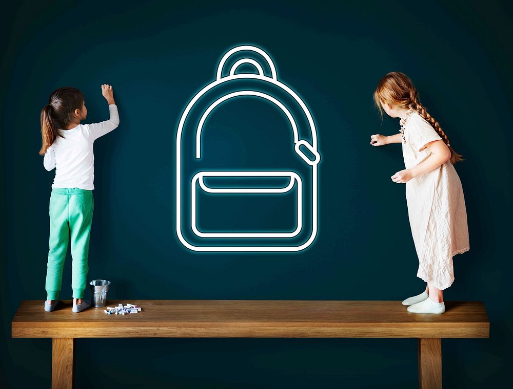 Education School Backpack Tutoring Concept