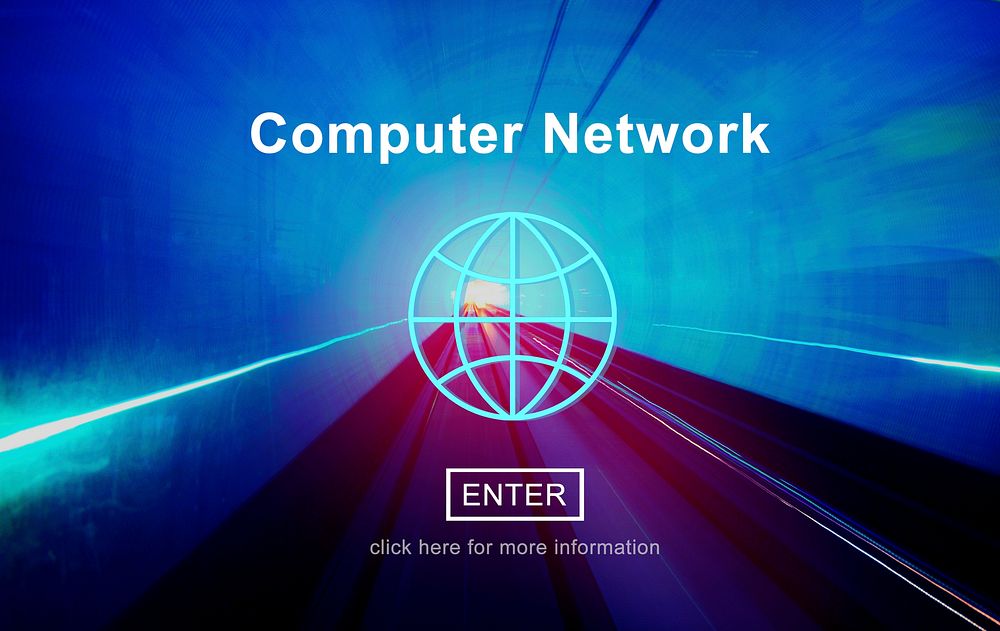 Computer Network Technology Online Internet Website Concept