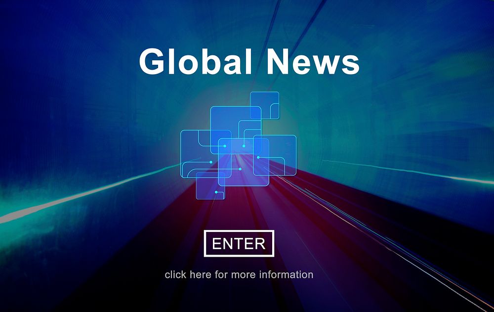Global News Online Technology Update Information Concept