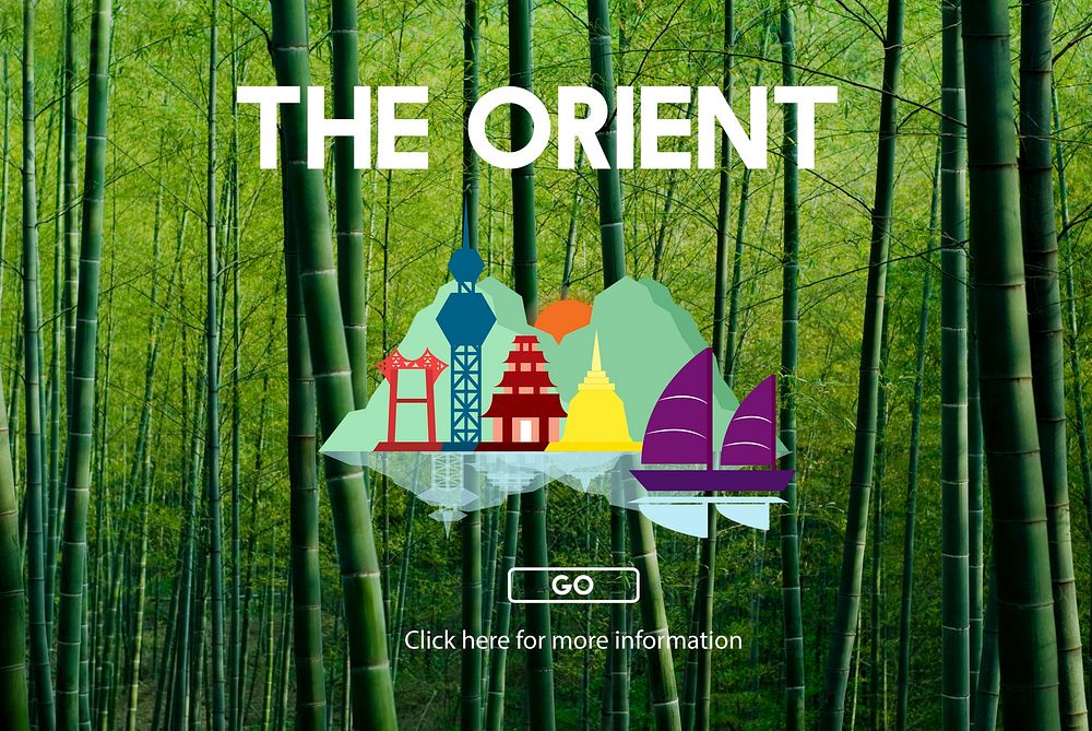 Orient Culture Famous Landmark East Tourism Concept