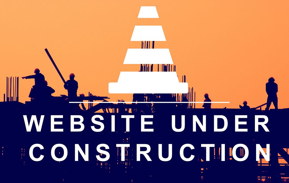 Constuction Hammer Wedge Website Webpage Concept