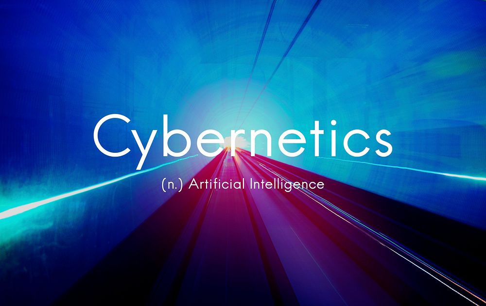 Cybernetics Artificial Intelligence Technology Graphic Concept