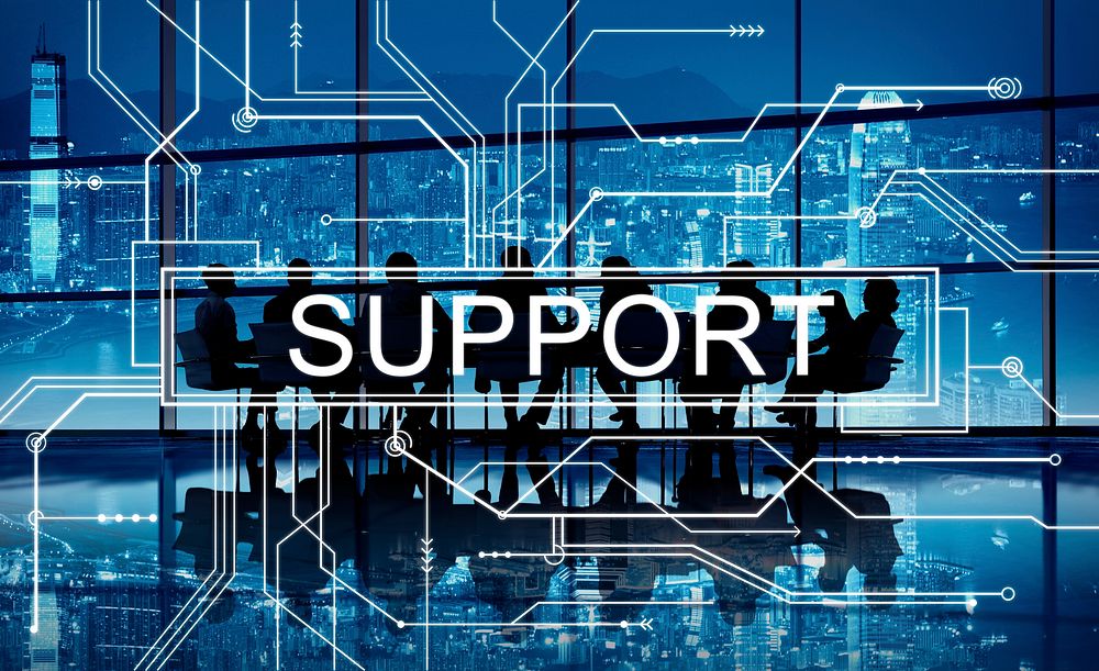Support Assistance Advice Coaching Help Team Concept