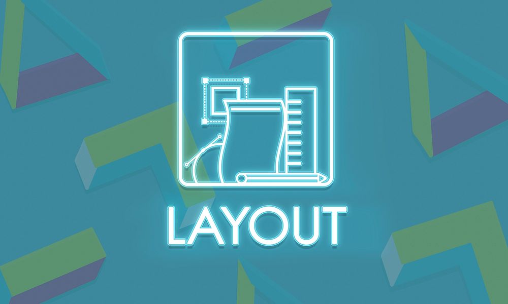 Layout Editing Arrangement Design Printing Plan Concept
