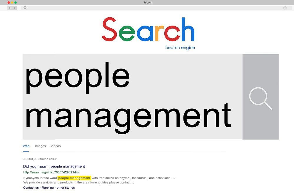 People Management Human Resource Employment Concept