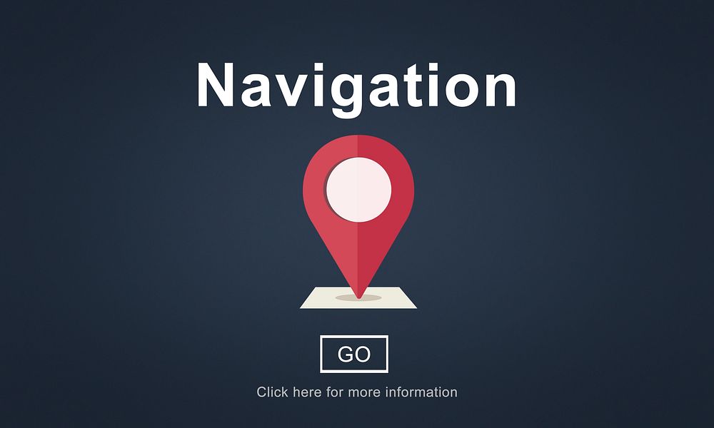 Navigation Position Maps Services Concept