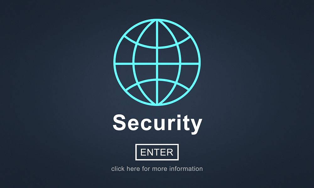 Data Security Global Technology Homepage Concept