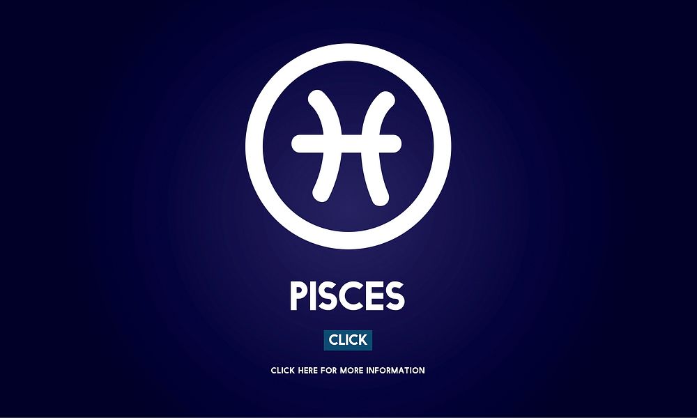 Pisces Astrological Astronomy Constellation Icon Concept