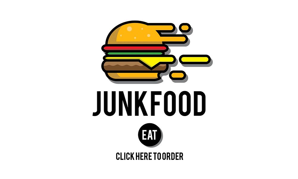 Junk Food Fast Food Unhealthy Obesity Concept