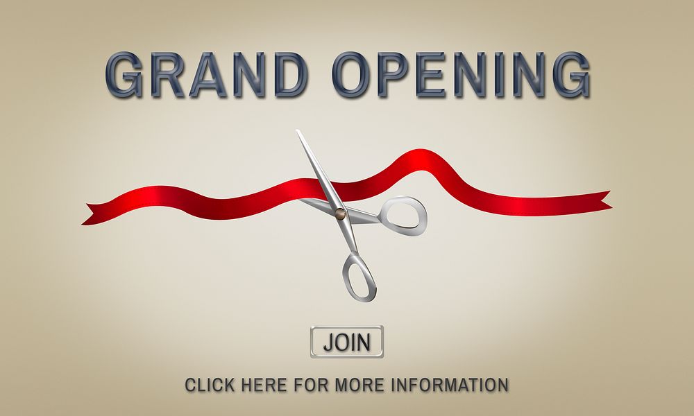 New Business Ribbon Cutting Celebration Event Concept