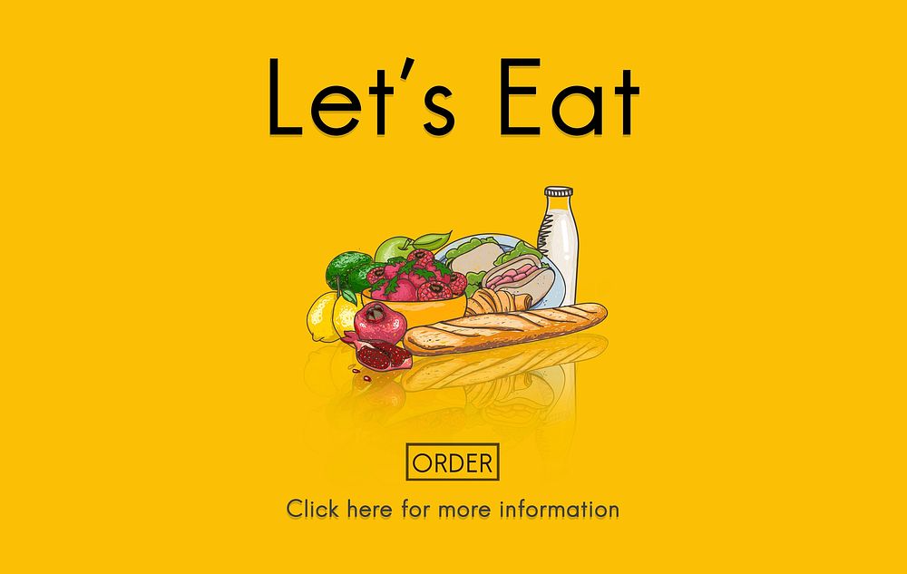 Eat Eating Living Nutrition Dining Diet Food Concept