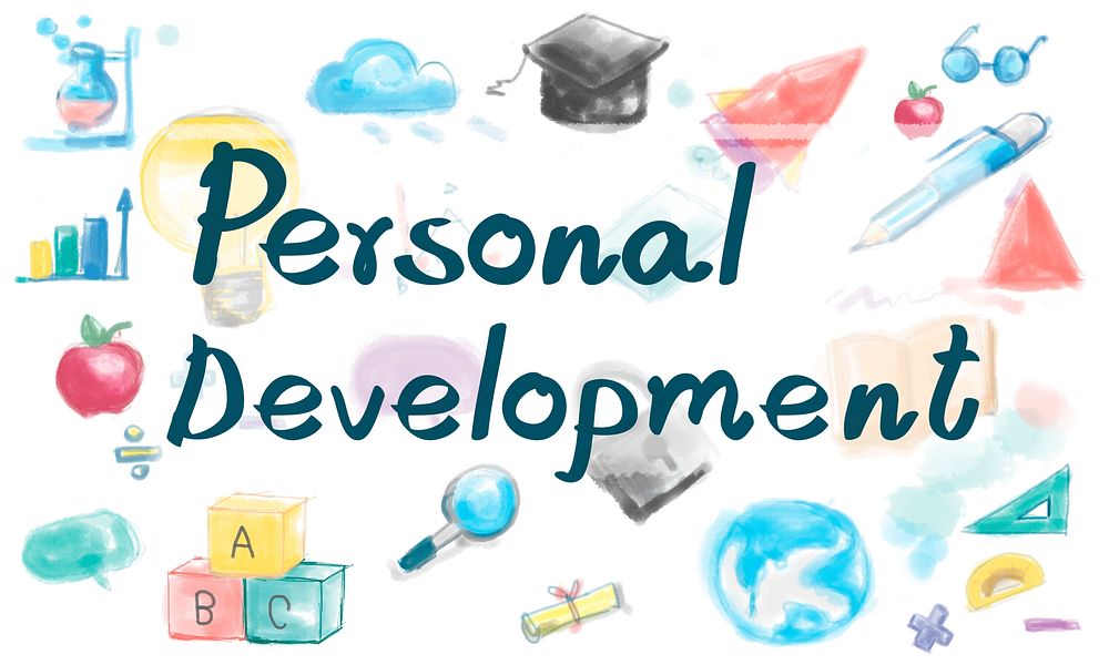 Personal Development Strategy Learning Research Concept