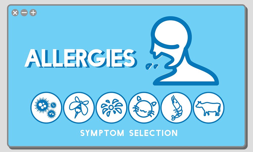 Allergy Hypersensitive Sensitivity Healthcare Infection Concept