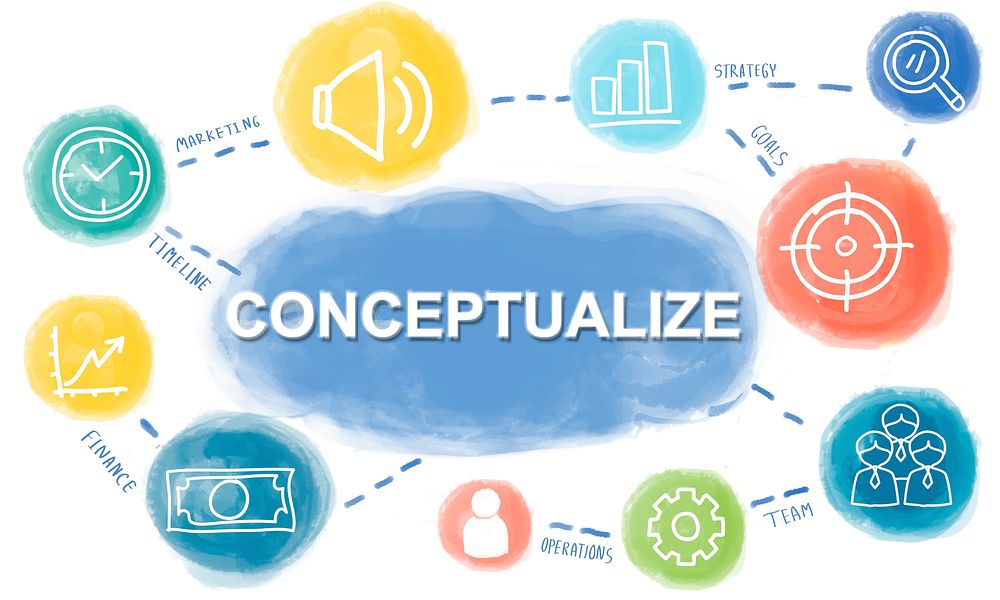 Graphic Business Strategy Conceptualize Concept