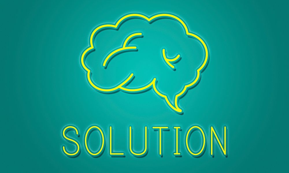 Brainstorm Ideas Sharing Solution Graphic Concept