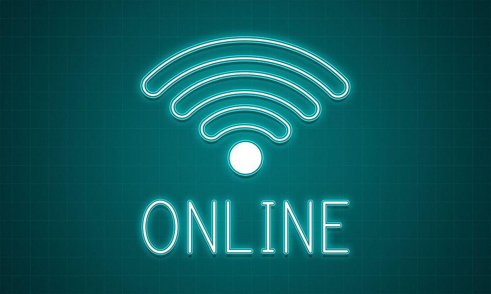 Online Network Wifi COmmunication Icon Concept