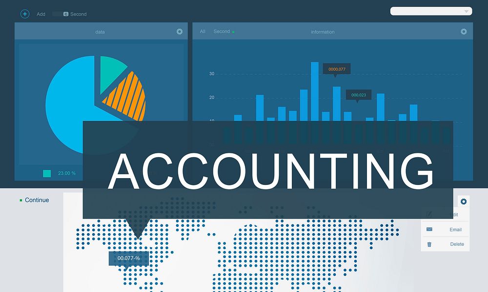 Accounting Analysis Business Graphic Success Concept