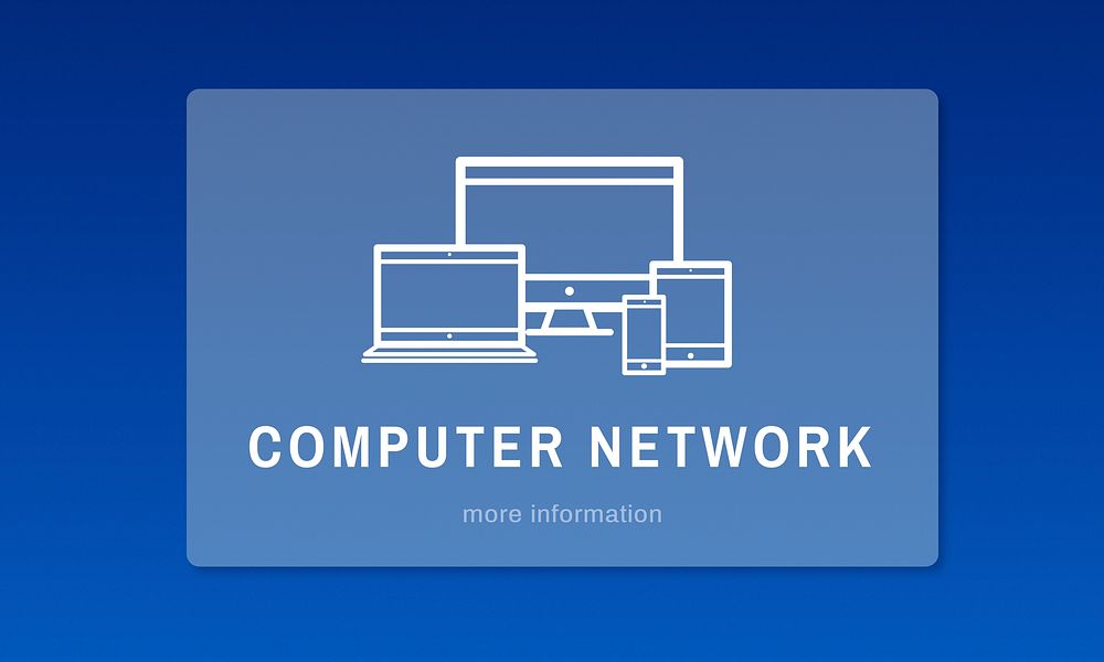 Computer Network Digital Design Innovation Concept