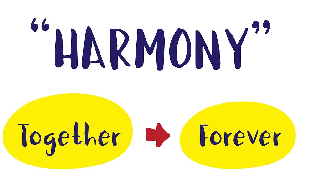 Positivity Vibes Togetherness Harmony Concept
